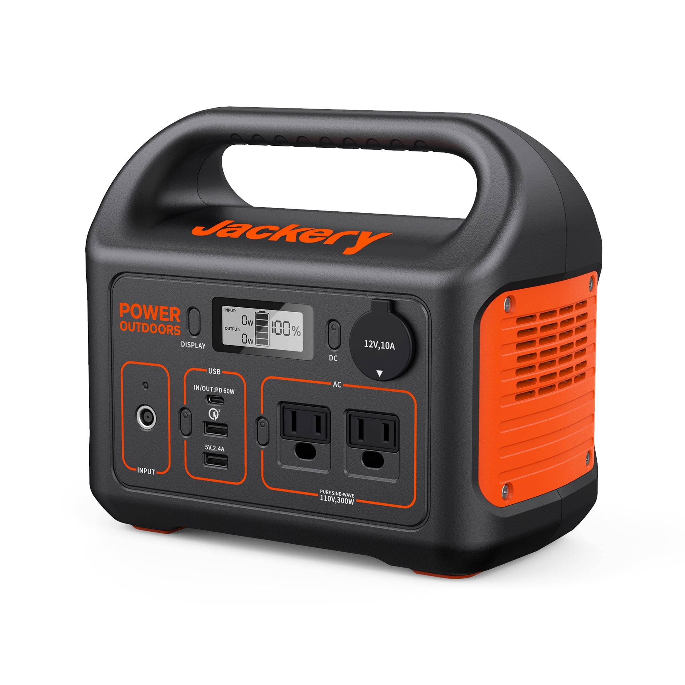 Jackery Explorer 290 Plus Portable Power Station with Automobile Battery Charging Cable - Image 3