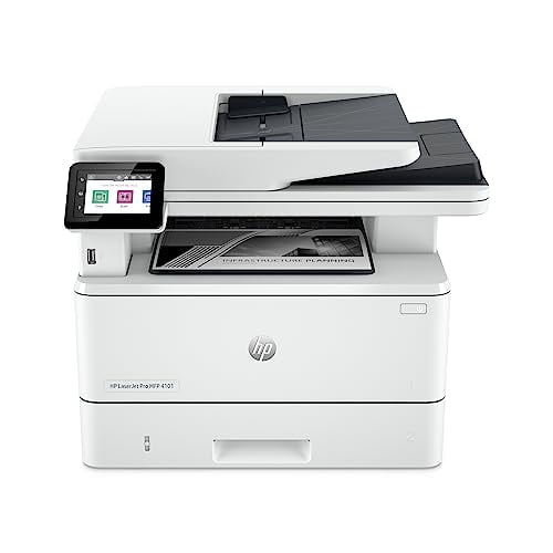 HP LaserJet Pro MFP 4101fdw Wireless Printer, Print, scan, copy, fax, Fast speeds, Easy setup, Mobile printing, Best for office, AI-enabled - Image 2