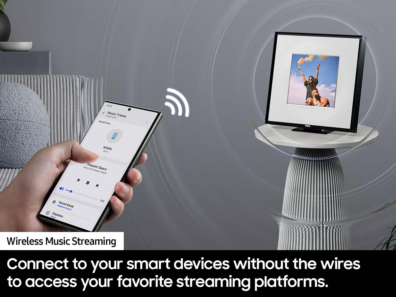 SAMSUNG Music Frame Dolby ATMOS Smart Speaker - HW-LS60D/ZA - Image 2