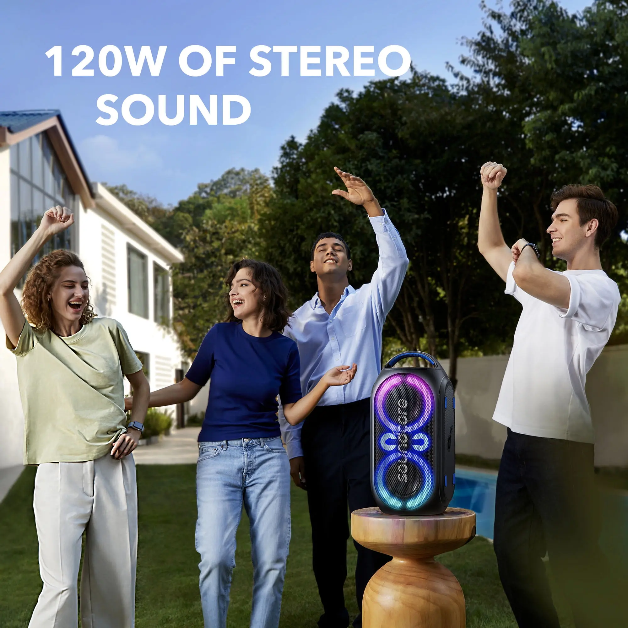 soundcore by Anker- Rave Party 2 Portable Speaker, 120, IPX4, 16-Hour Playtime - Image 7