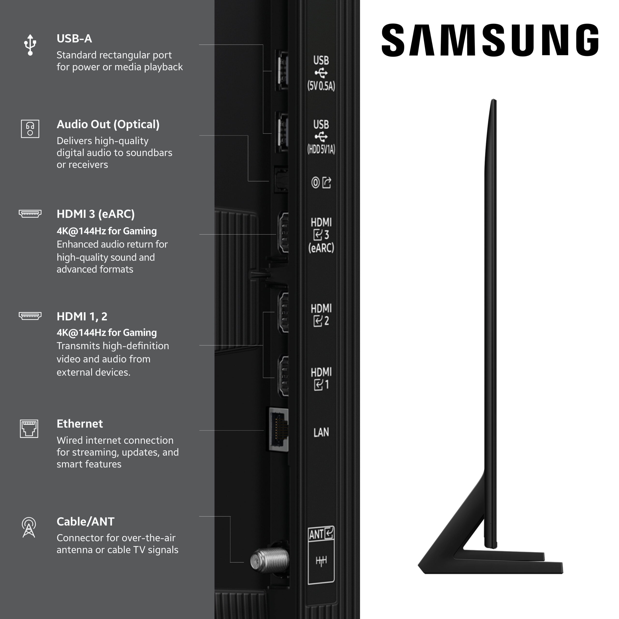 Samsung 65” Class QLED Q8F 4K Samsung Vision AI Smart TV 2025 - QN65Q8FAAFXZA - Image 4