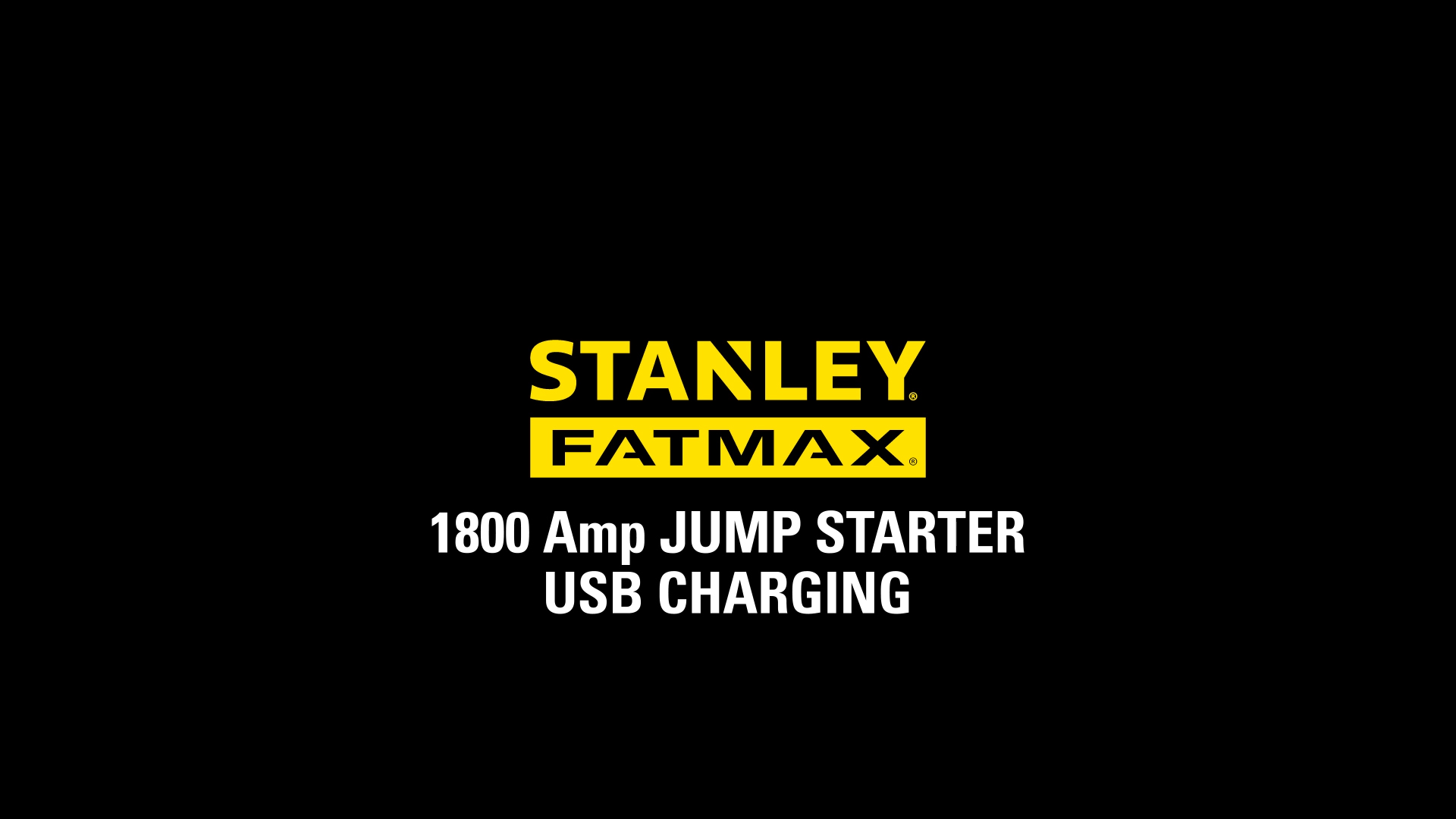 Stanley FatMax 1800A Lithium Jump Starter with 30W USB-C-PD In/Out and 15W USB-A Out, Includes Clamps - Image 2