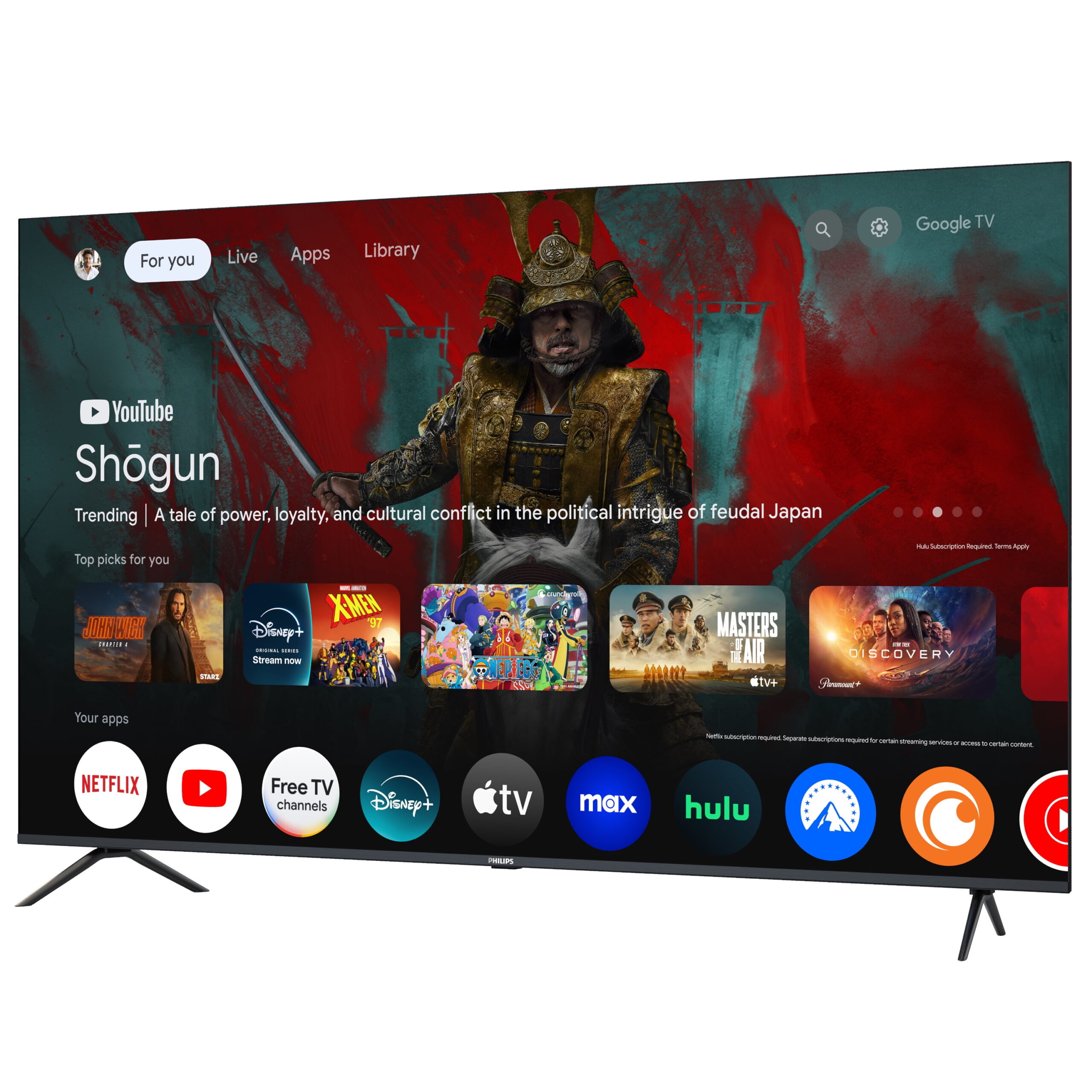 Philips 70" Class 4K Ultra HD (2160p) Google Smart LED Television (70PUL7553/F7) - Image 3