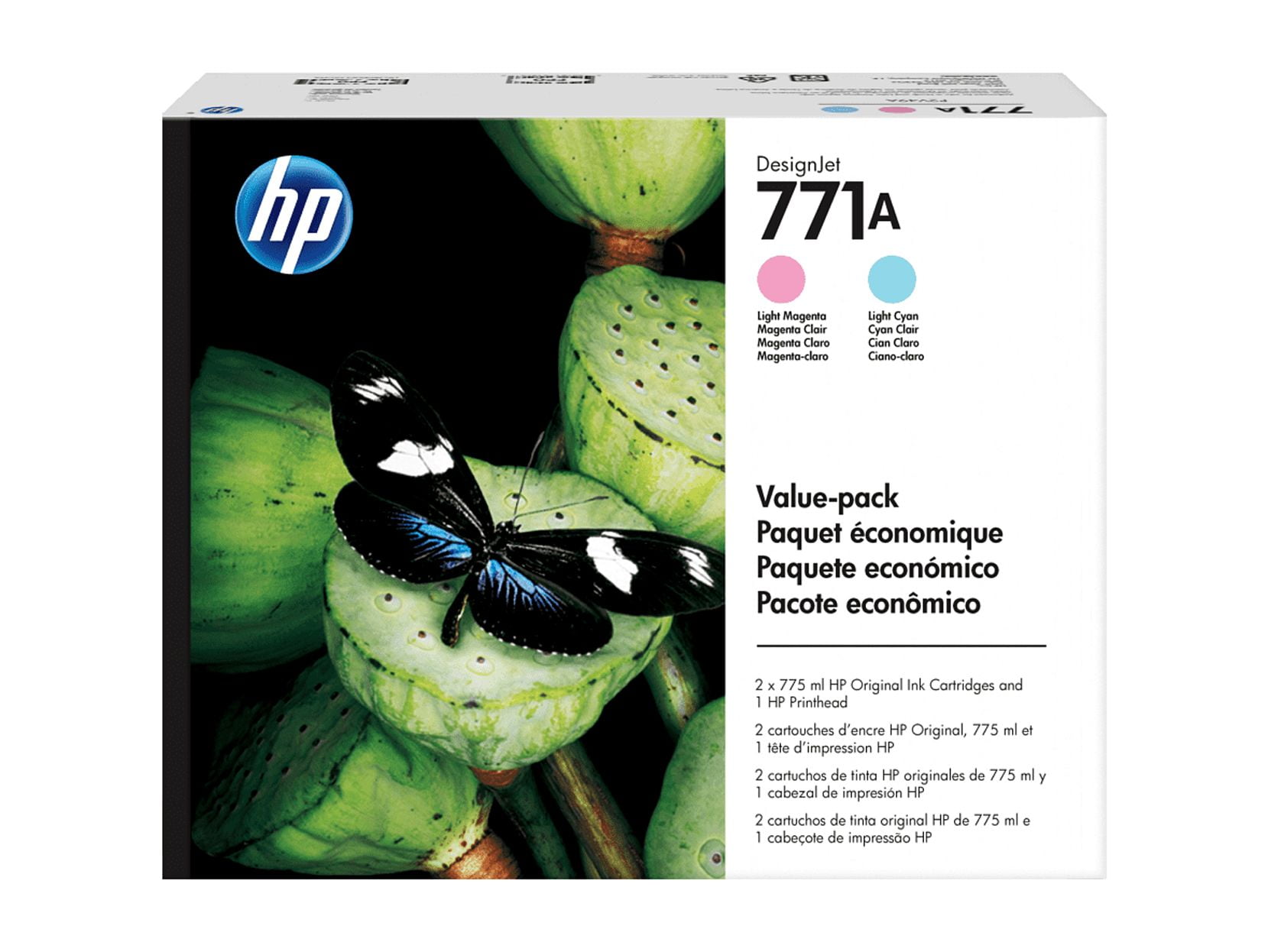 HP 771A 775-ml Matte Black DesignJet Ink Cartridge, B6Y15A - Image 2
