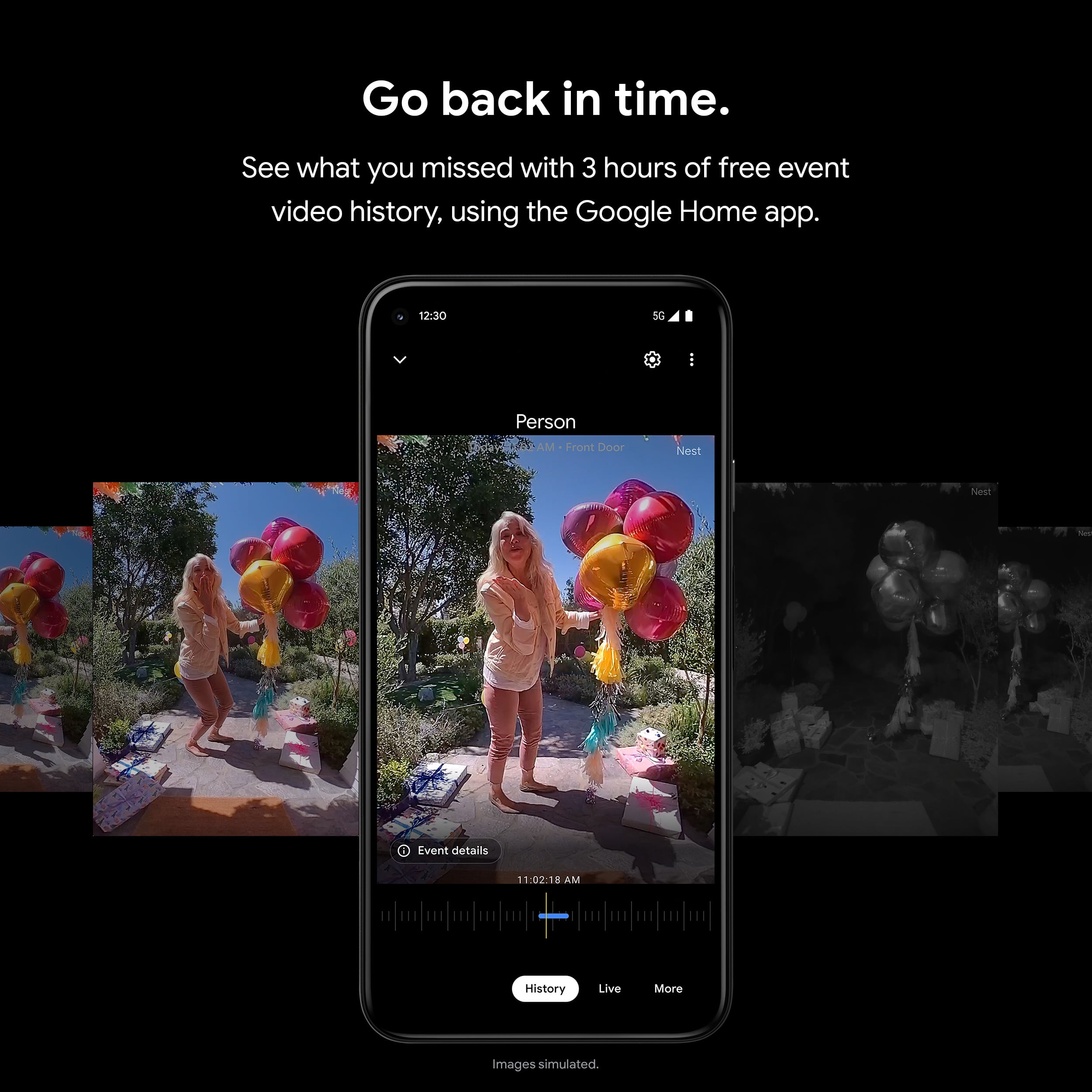 Google Nest Video Doorbell, WiFi, Battery Power with Motion Sensor, 2 Way Audio - Ivy - Image 5