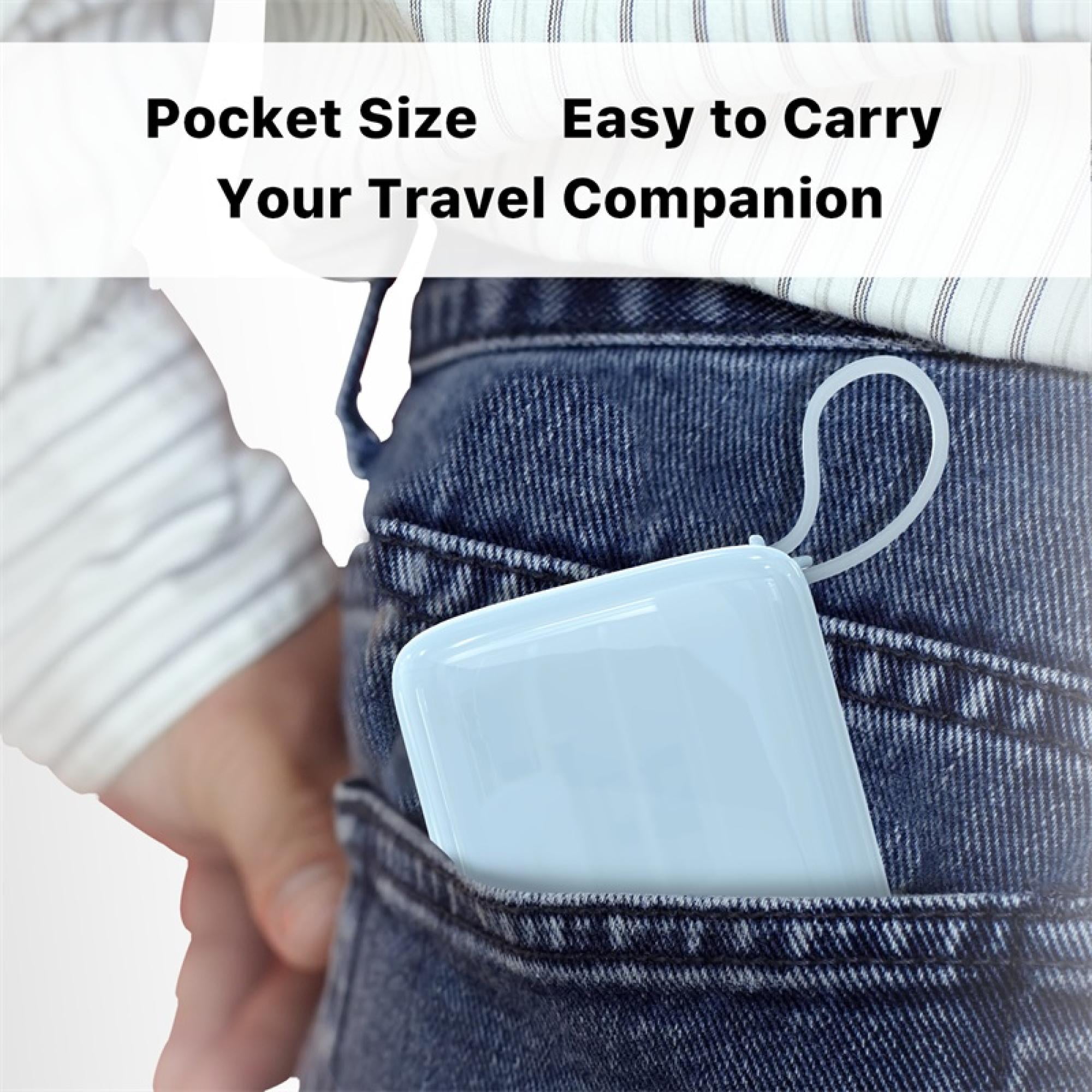 2-Pack 10,000 mAh Portable Power Banks with Built-In USB‑C Cable – Dual Device Charging, Compact Design Combo - Image 2