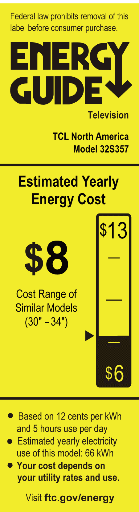 TCL 32” Class S3 (32S357) Full HD 1080p LED Smart TV with Roku TV - Image 3