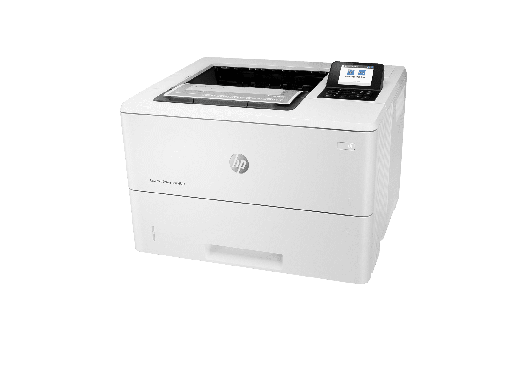 HP LaserJet Enterprise M507n Laser Printer, Black And White Mobile Print Up to - Image 5