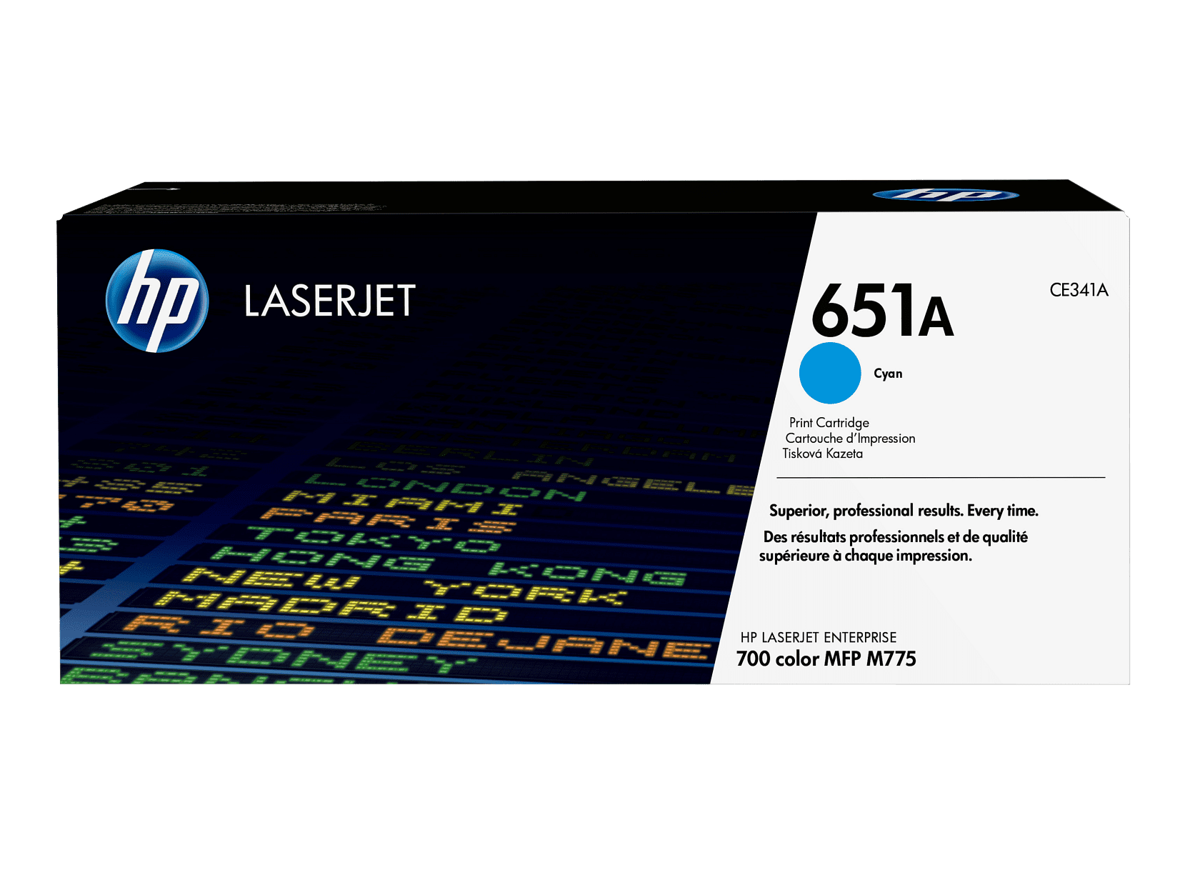 HP 651A Cyan Original LaserJet Toner Cartridge, ~16,000 pages, CE341A - Image 2
