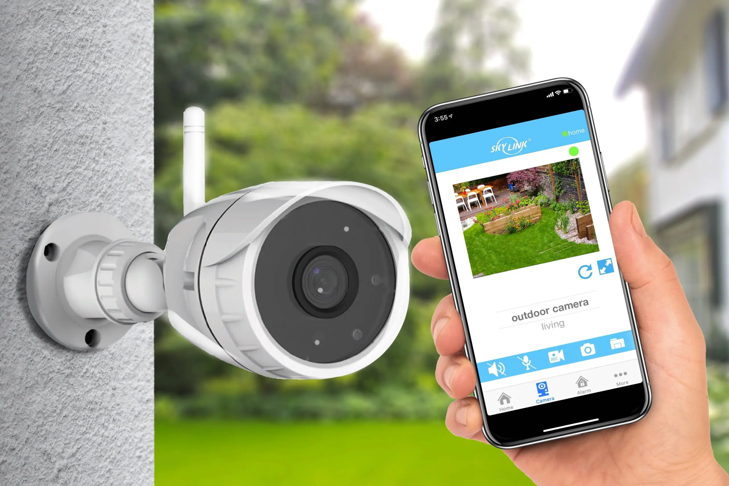 Skylink WC-520 Outdoor Video Security Camera System with Smartphone Monitoring and Night Vision - Image 5