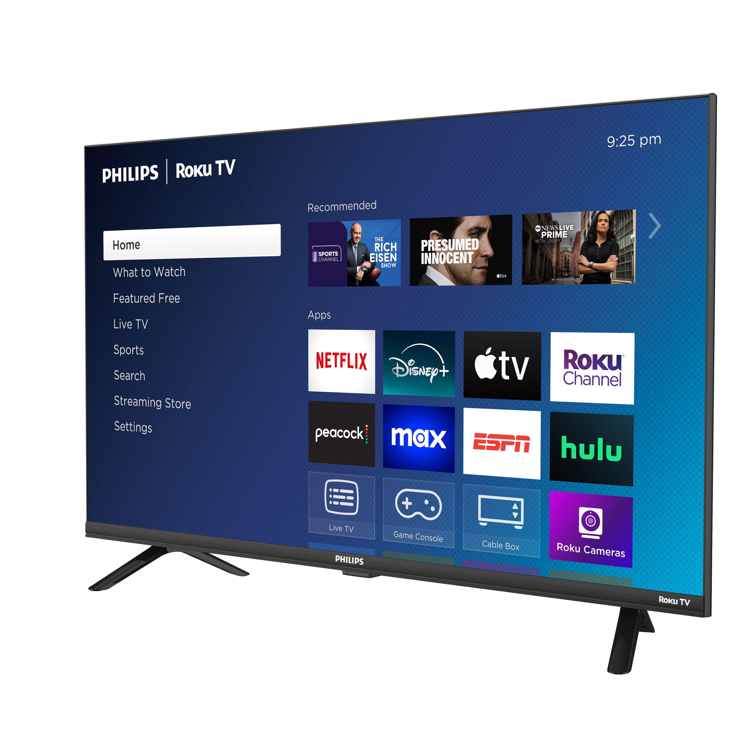 Philips 32" Class HD (720P) Smart Roku Borderless LED TV (32PFL6452/F7) (New) - Image 3