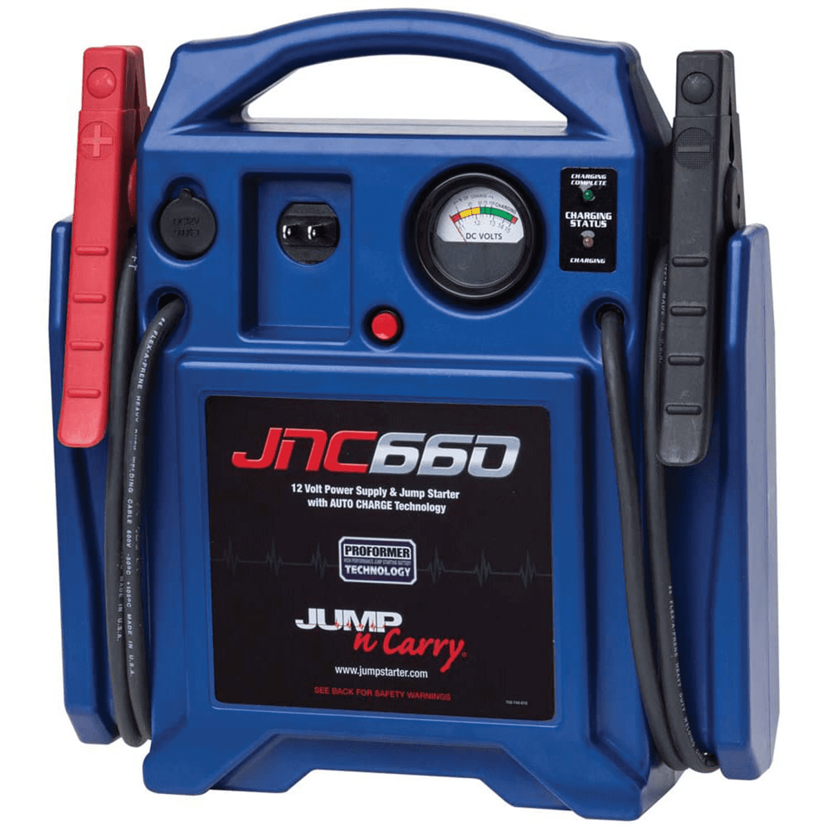 Clore Automotive JNC660 Jump-N-Carry 1700 Peak Amp 12 Volt Jump Starter - Image 4