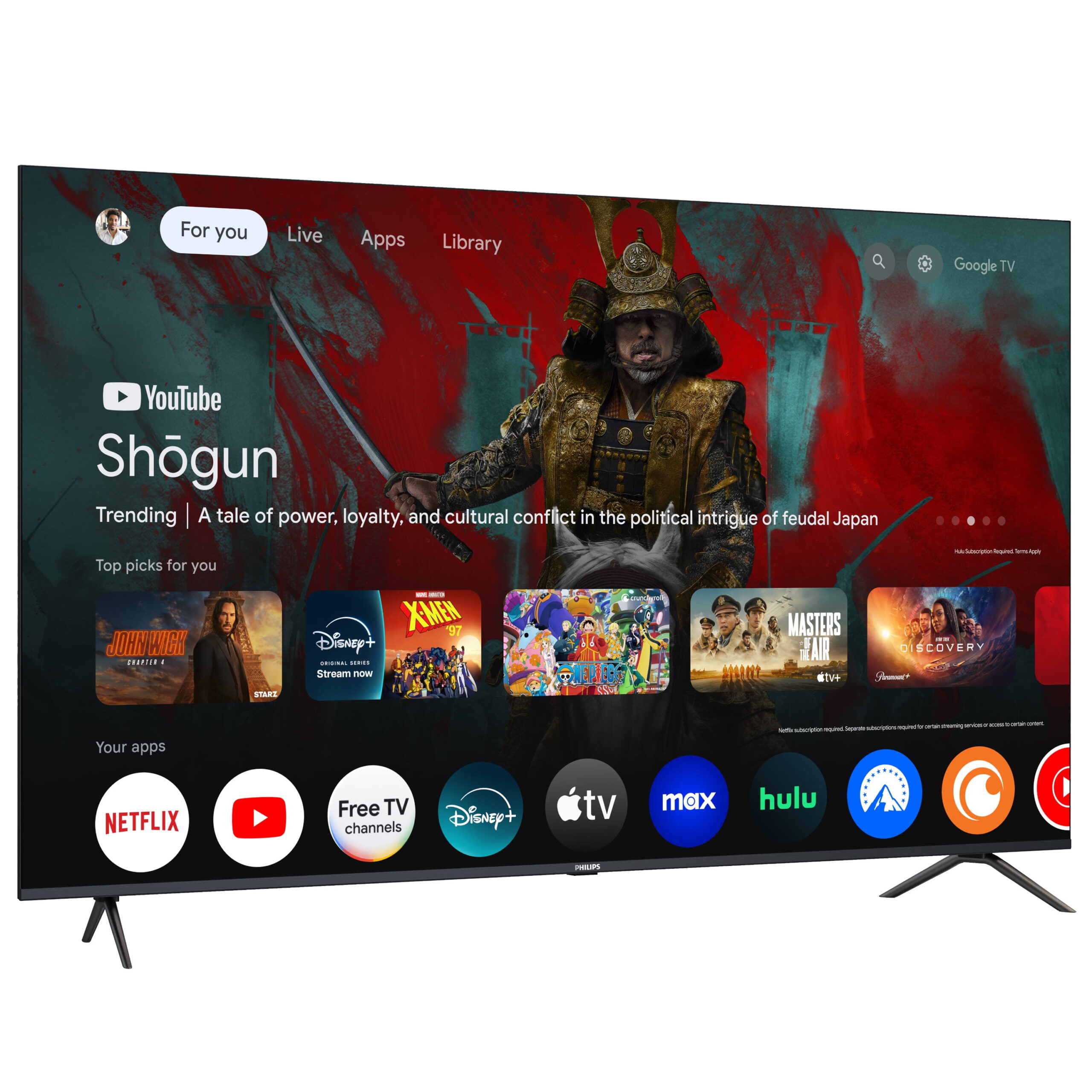 Philips 70" Class 4K Ultra HD (2160p) Google Smart LED Television (70PUL7553/F7) - Image 2