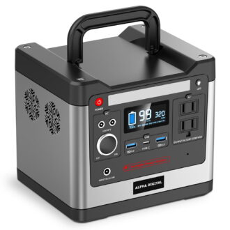 Alpha Digital 320W Continuous 500W Peak Portable Power Station