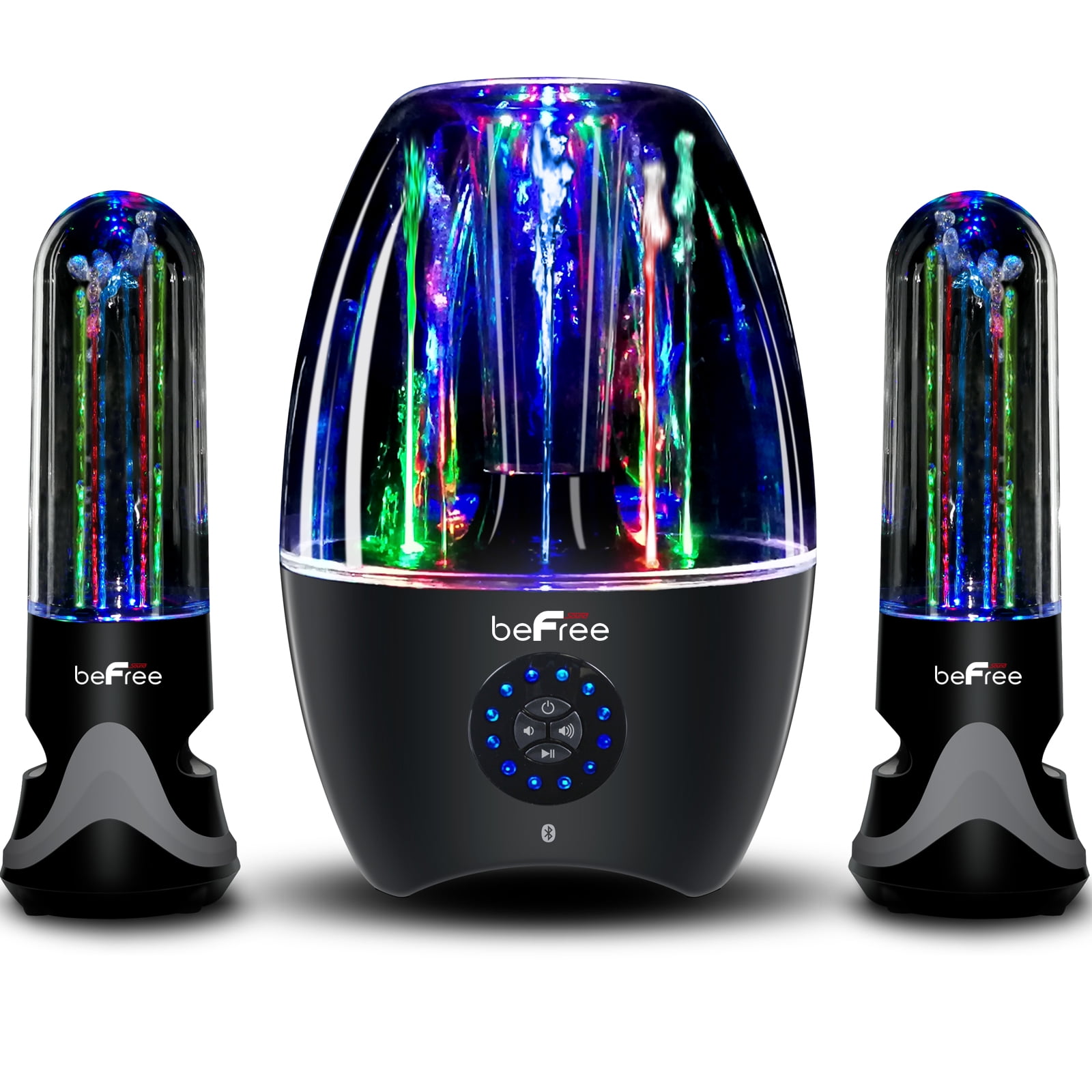 BeFree Sound 2.1 Channel Multimedia LED Dancing Water BT Sound System