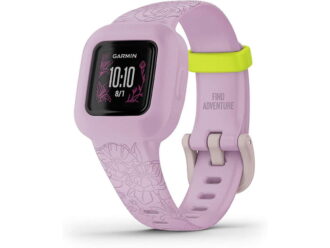 Garmin vivofit jr. 3, Fitness Tracker for Kids, Swim-Friendly, -Lilac Floral