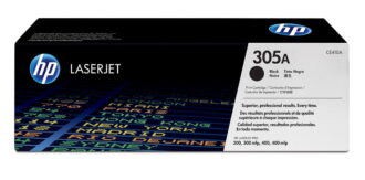 HP 305A Black Original LaserJet Toner Cartridge, ~2,090 pages, CE410A