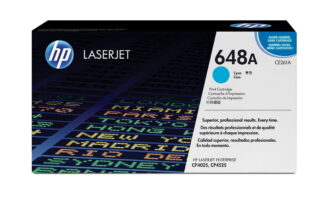HP 648A Cyan Original LaserJet Toner Cartridge, ~11,000 pages, CE261A