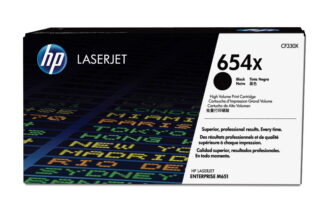 HP 654X High Yield Black Original LaserJet Toner Cartridge, ~20,500 pages,
