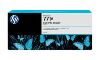 HP 771A 775-ml Photo Black DesignJet Ink Cartridge, B6Y21A