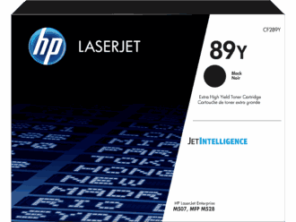 HP 89Y Extra High Yield Black Original LaserJet Toner Cartridge, ~20,000 pages,