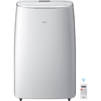 LG 10000 BTU 450 Sq. Ft 115V Dual Inverter Portable Air Conditioner with Wi-Fi Control in White, LP1419IVSM