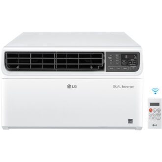 LG 23,500 BTU 1,440 Sq. ft. Dual Inverter Smart Window Air Conditioner, White, LW2422IVSM