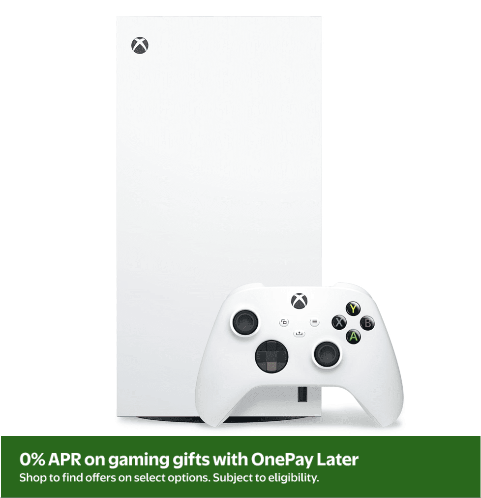 Xbox Series X - All Digital Gaming Console - 1TB SSD - Includes Xbox Wireless Controller - 4K Gaming - 120FPS - Robot White