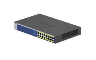 NETGEAR 16-Port Gigabit Ethernet High-Power PoE+ Unmanaged Switch with 8-Ports. Gray