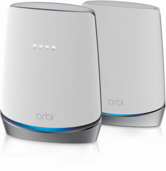 NETGEAR - Orbi AX4200 Tri-Band Mesh WiFi 6 System with DOCSIS 3.1 Cable Modem Router + 1 Satellite Extender, 4.2Gbps (CBK752)
