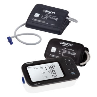 Omron 7 Series Upper Arm Blood Pressure Monitor and 9-In. to 17-In. Wide-Range D-Cuff Kit