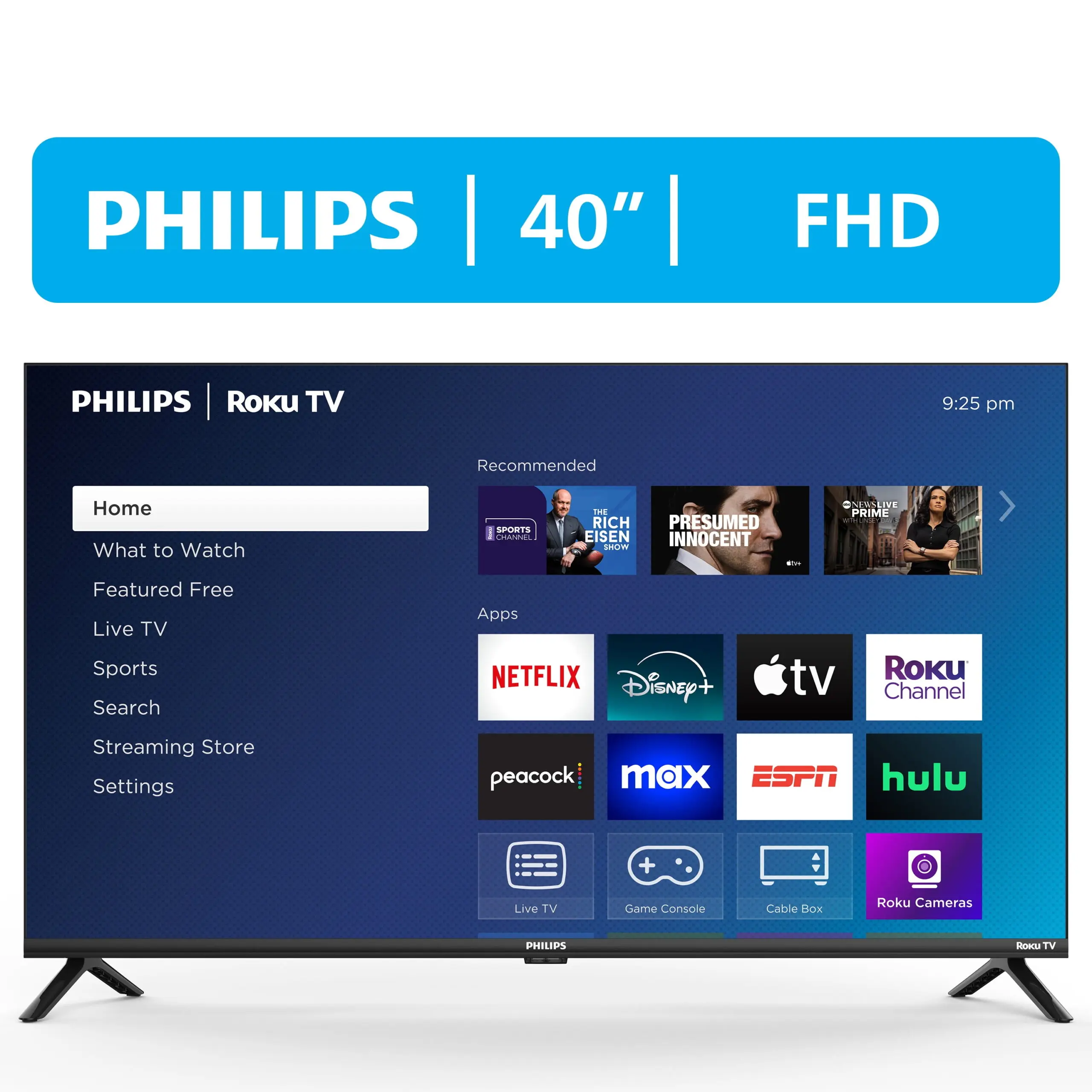 Philips 40" Class FHD (1080p) Smart LED TV (40PFL6533/F7)