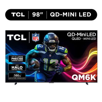 TCL 98" Class QM6K Series QD-Mini LED QLED 4K UHD HDR Smart Google TV (NEW 2025) - 144Hz, Dolby Atmos Onkyo Audio, Halo Control System - 98QM6K