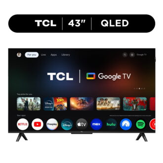 TCL 43" Q Series QLED 4K UHD HDR Smart Google TV (NEW 2025) - Dolby Vision, Dolby Atmos, Motion Rate 120, HDR 10+, Auto Game Mode - 43Q51K