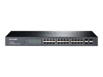 TP-Link JetStream T1600G-28TS - Switch - managed - 24 x 10/100/1000 + 4 x combo Gigabit SFP - rack-mountable