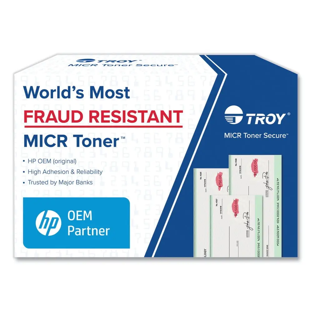 TROY 02-81350-001 0281350001 90A MICR Toner Secure, Alternative for HP CE390A - Black
