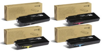 Xerox 106R03500, 106R03501, 106R03502, 106R03503 Genuine Toner Multi-Pack Black Cyan Magenta Yellow