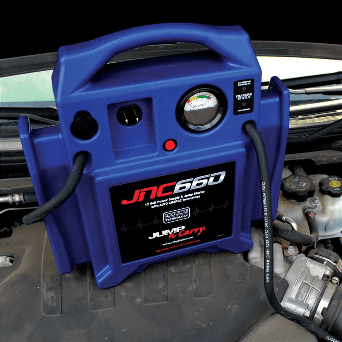 Clore Automotive JNC660 Jump-N-Carry 1700 Peak Amp 12 Volt Jump Starter - Image 2