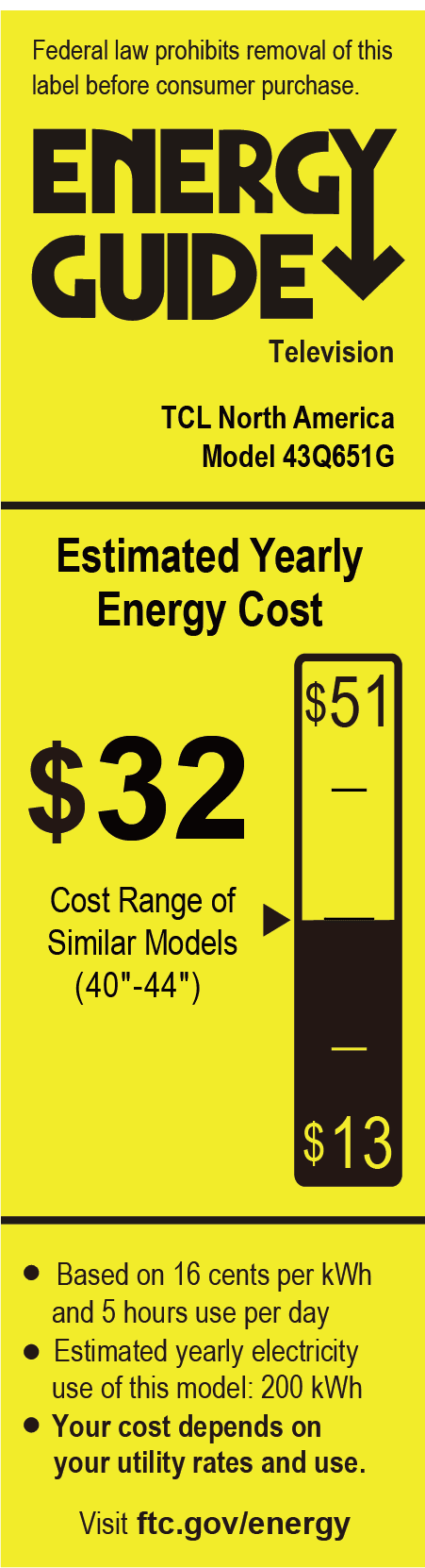 TCL 43” Class Q6 (43Q651G) 4K UHD HDR QLED Smart TV with Google TV (NEW 2024) - Image 2
