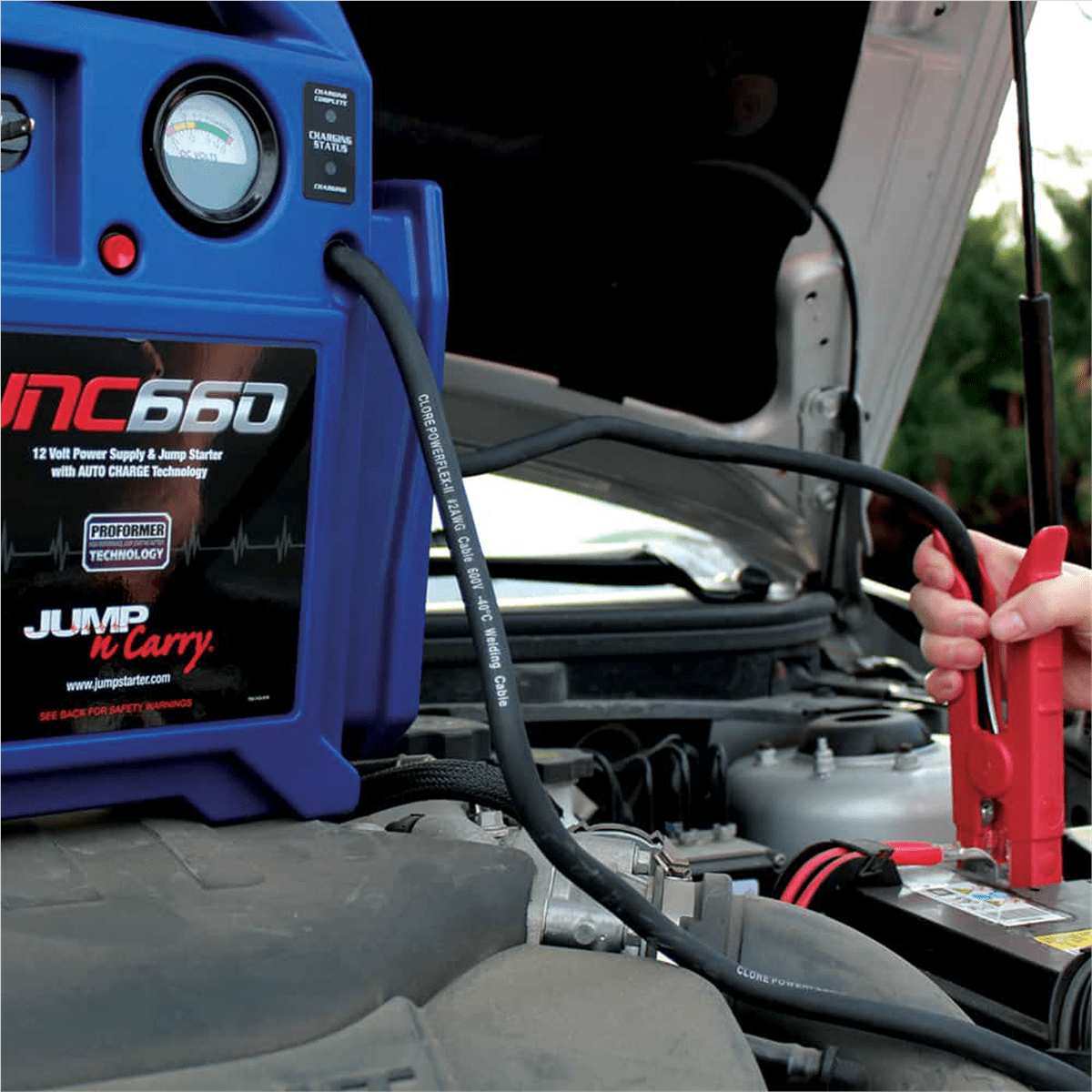 Clore Automotive JNC660 Jump-N-Carry 1700 Peak Amp 12 Volt Jump Starter - Image 5