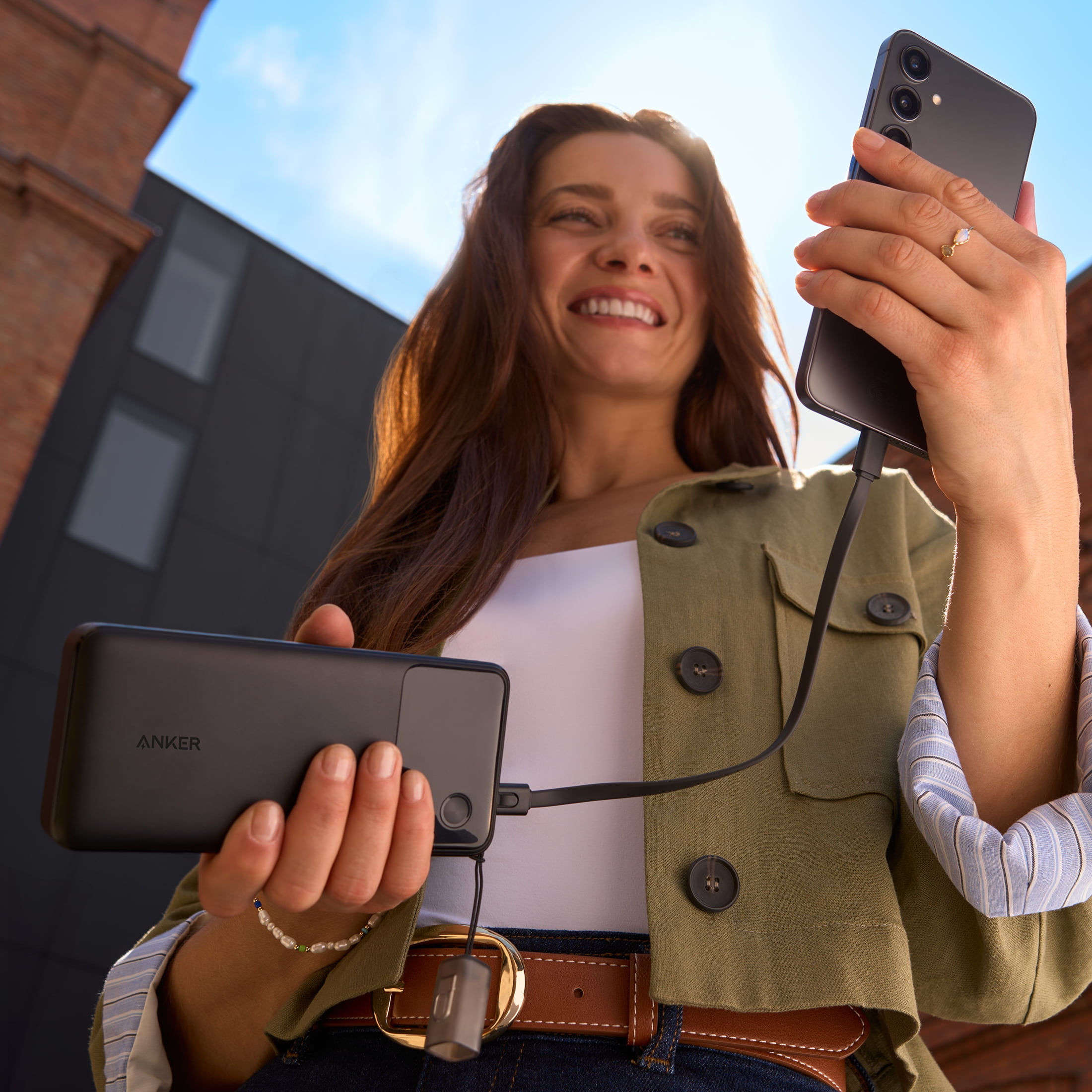 Anker Power Bank with Digital Screen (20,000mAh, 30W, 3-Port) - Image 6