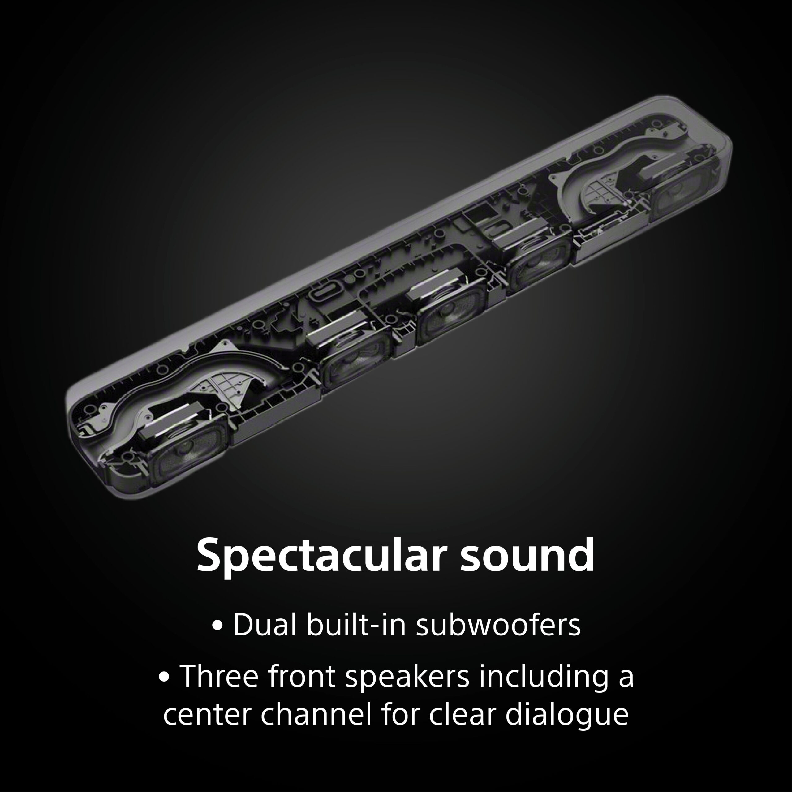 Sony HT-S2000 3.1ch Dolby Atmos Soundbar with Built-In Dual Subwoofer - Image 6