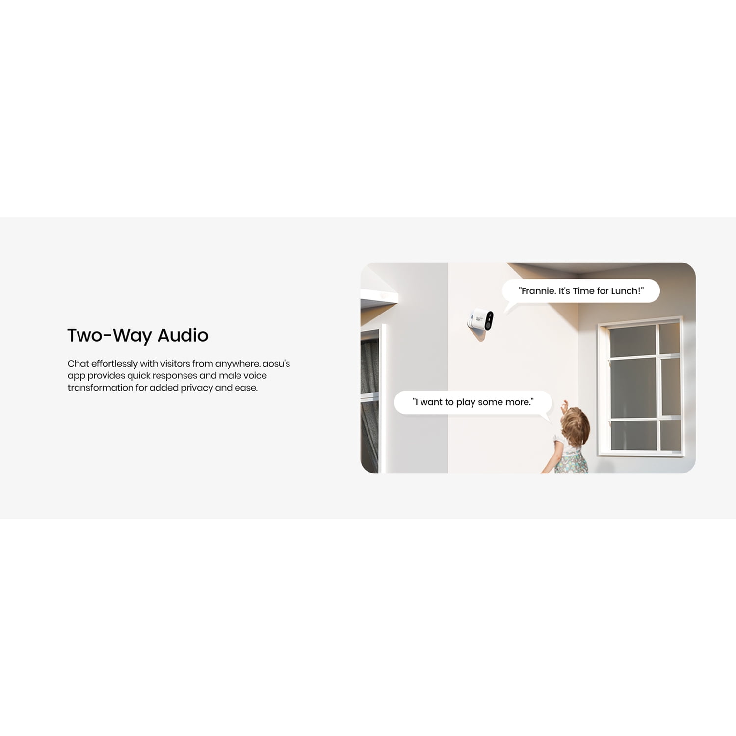 aosu 3K 5.0-MP Outdoor WirelessCam System Max with 2 Cameras and 4-Channel HomeBase Recorder, C6S2AH11, C6S2AH11 - Image 7