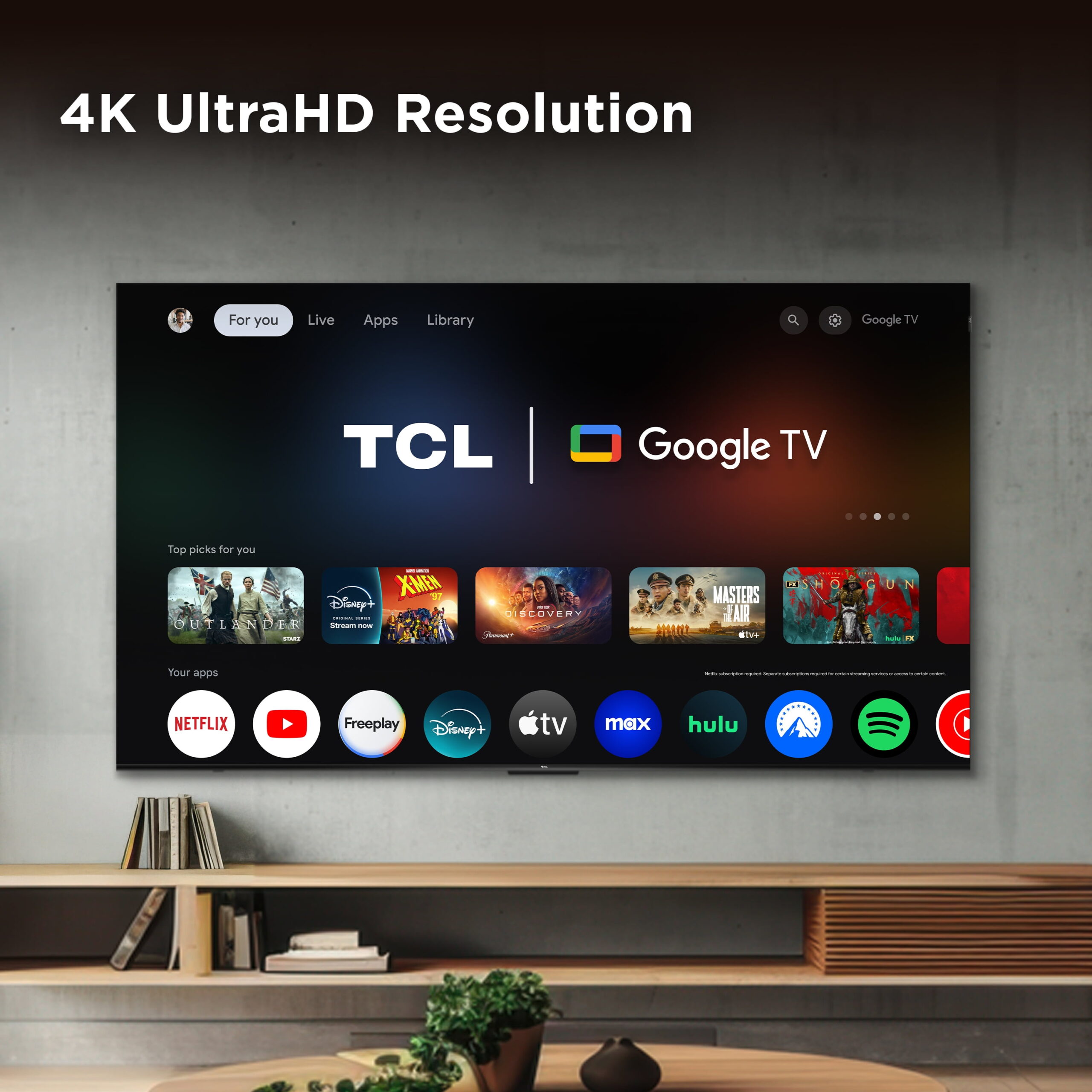 TCL 65" Q Series QLED 4K UHD HDR Smart Google TV (NEW 2025) - Dolby Vision, Dolby Atmos, Motion Rate 120, HDR 10+, Auto Game Mode - 65Q51K - Image 4