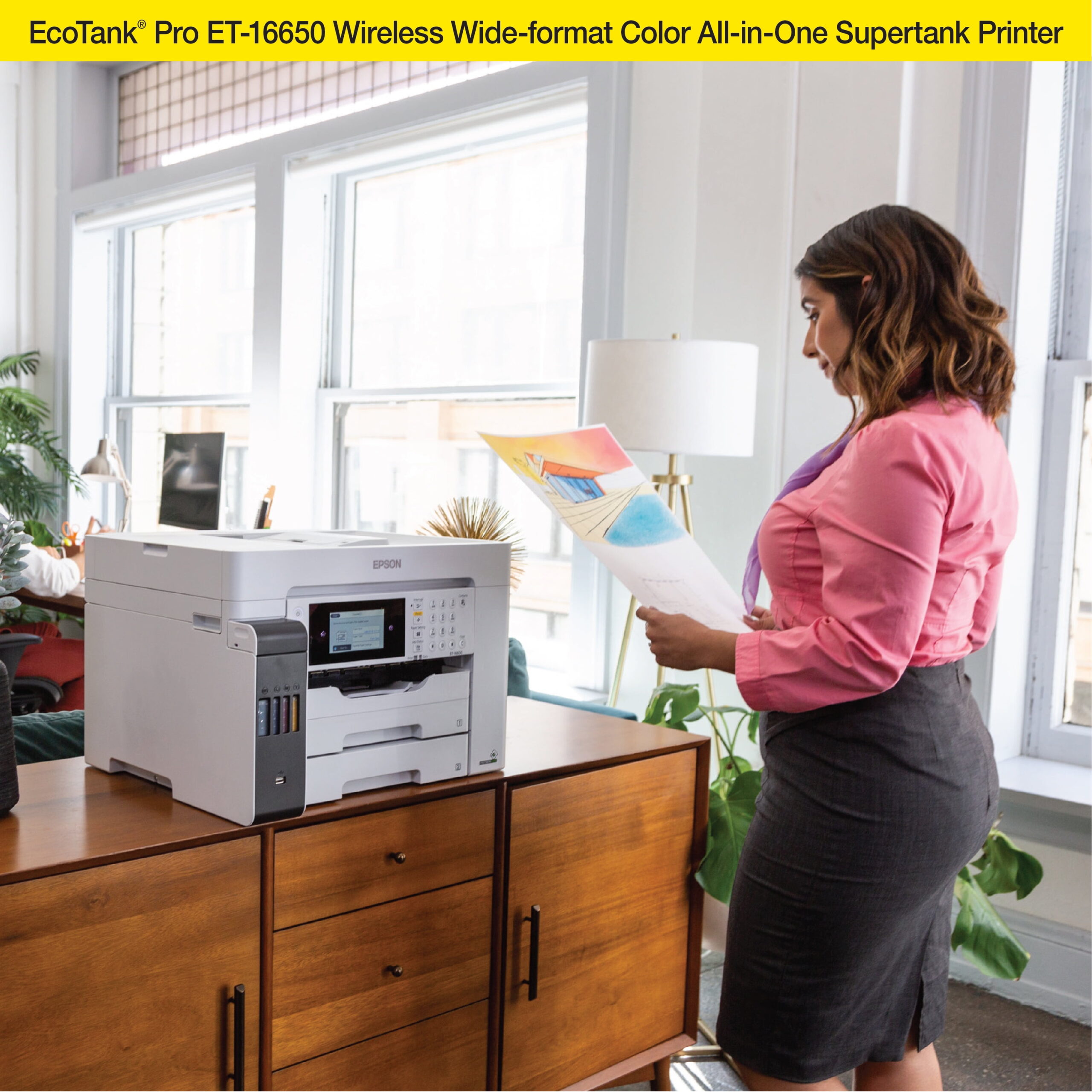 Epson EcoTank Pro ET-16650 Wireless Wide-format Color All-in-One Supertank Printer with Scanner, Copier, Fax and Ethernet - Image 6
