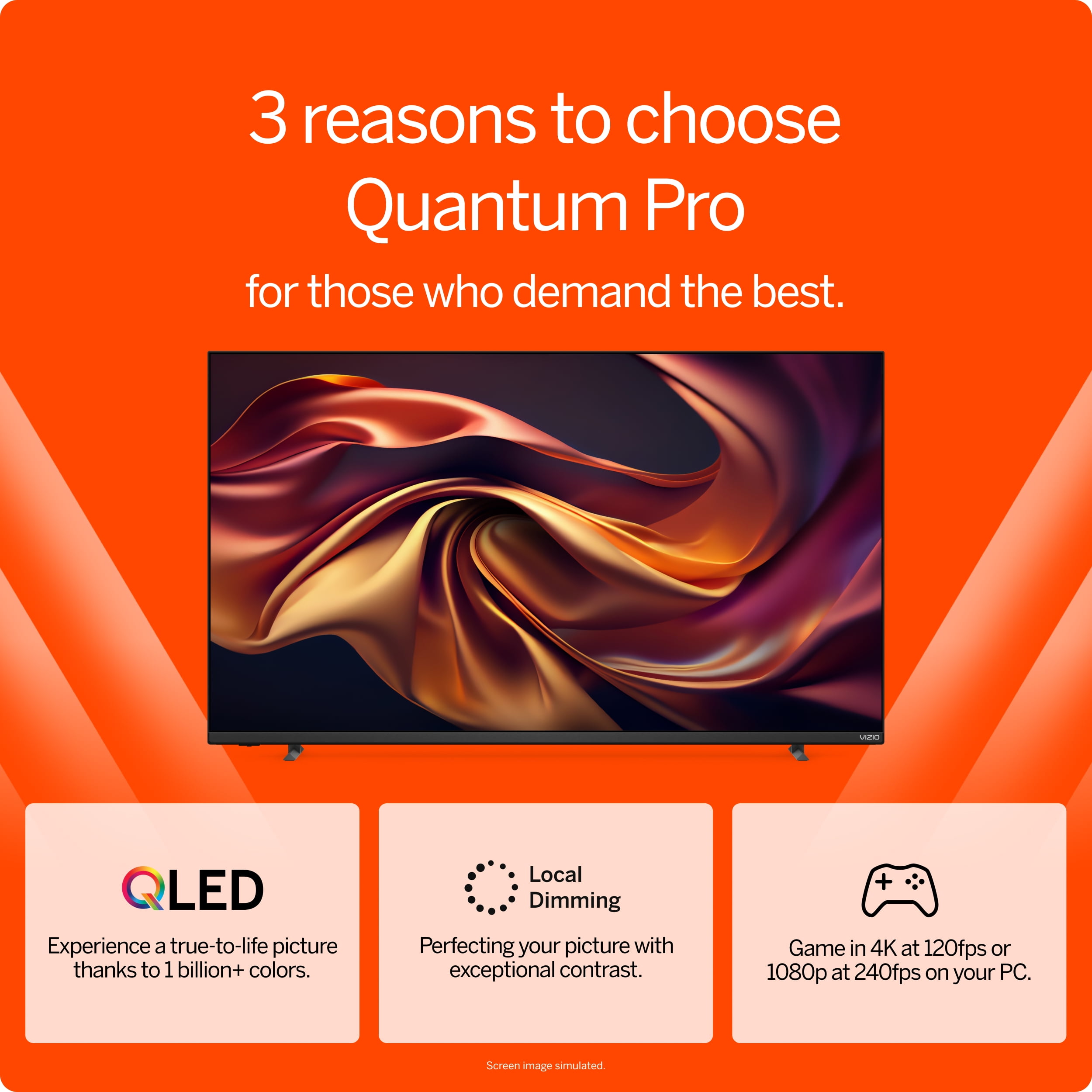 VIZIO 50" Class Quantum Pro 4K QLED HDR 120Hz Smart TV (M50QXM-K) - Image 4
