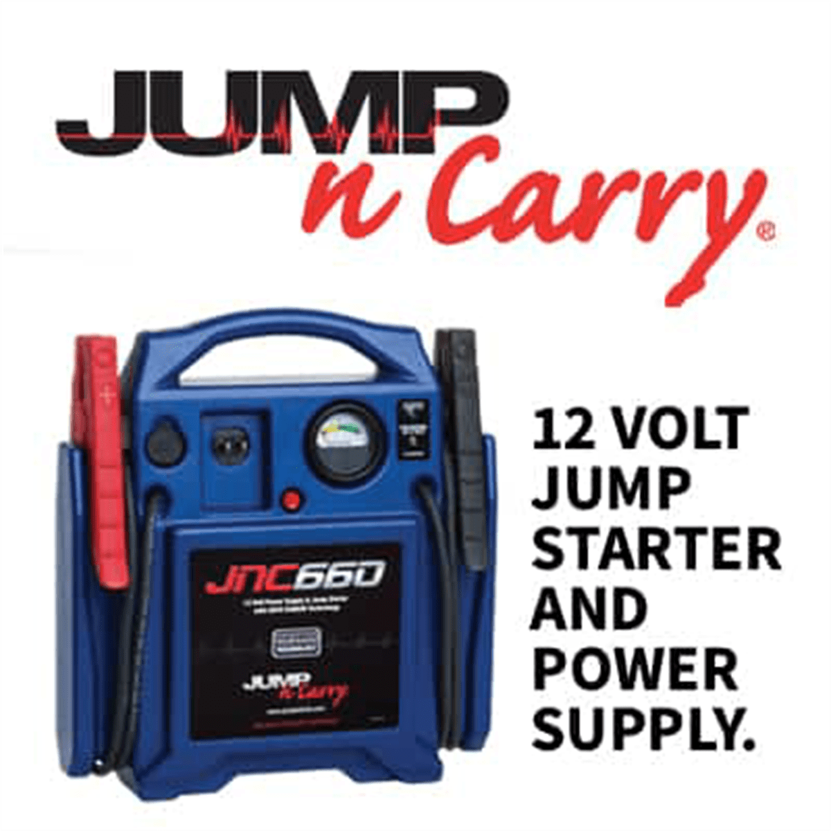 Clore Automotive JNC660 Jump-N-Carry 1700 Peak Amp 12 Volt Jump Starter - Image 3